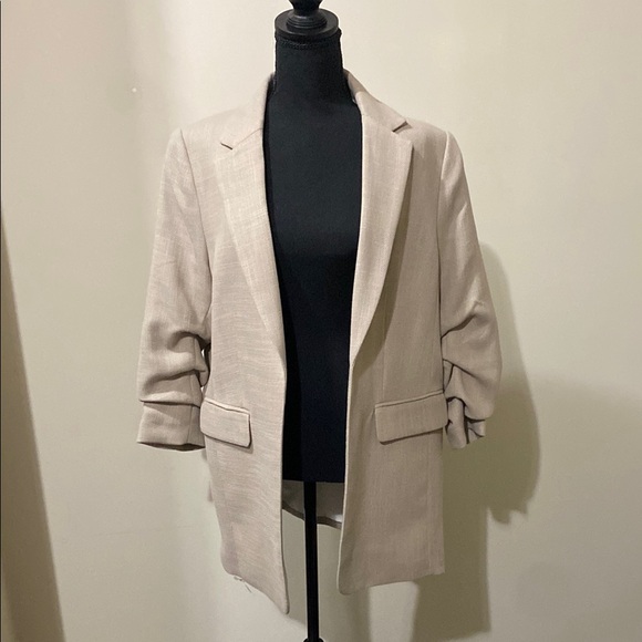 H&M Oatmeal Neutral Blazer | size M - Picture 1 of 3